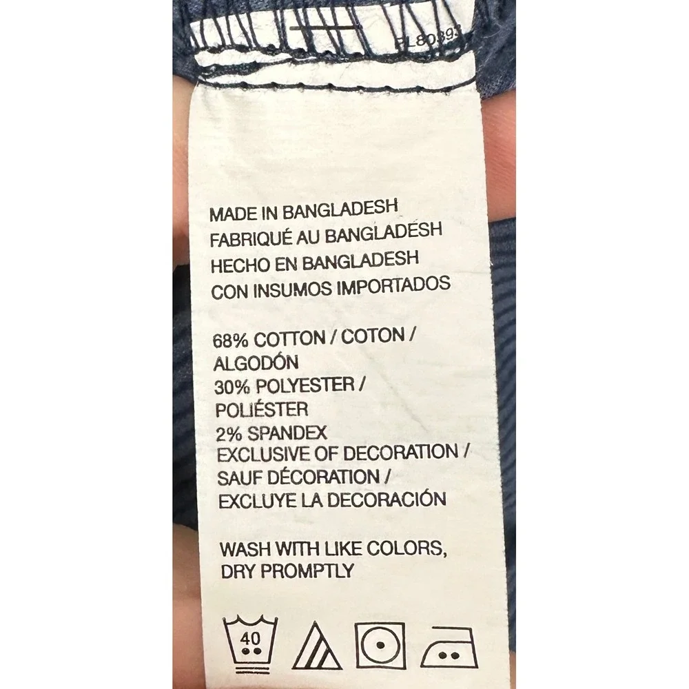 NEW Izod Saltwater Shorts Mens 36X9.5 Relaxed Classics Navy Blue Chino Stretch